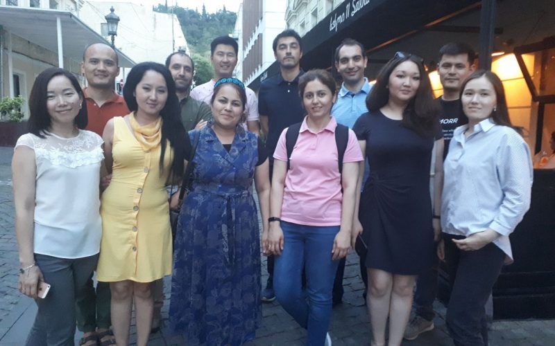 Журналисты и аналитики CABAR asia в Тбилиси