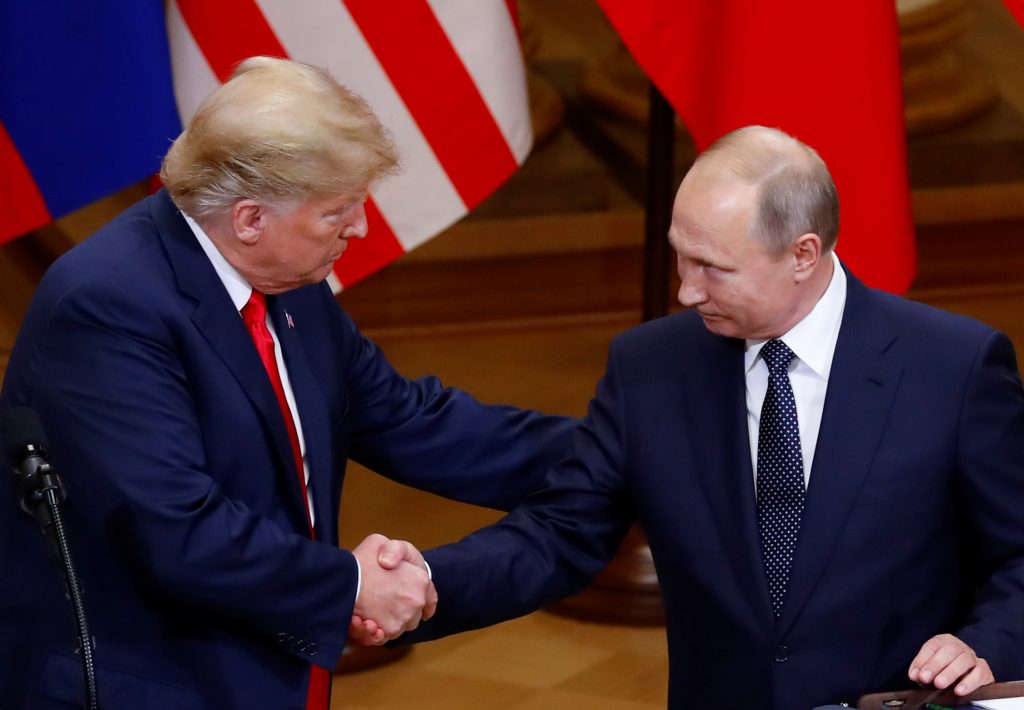 Donald Trump and Vladimir Putin. Photo: REUTERS