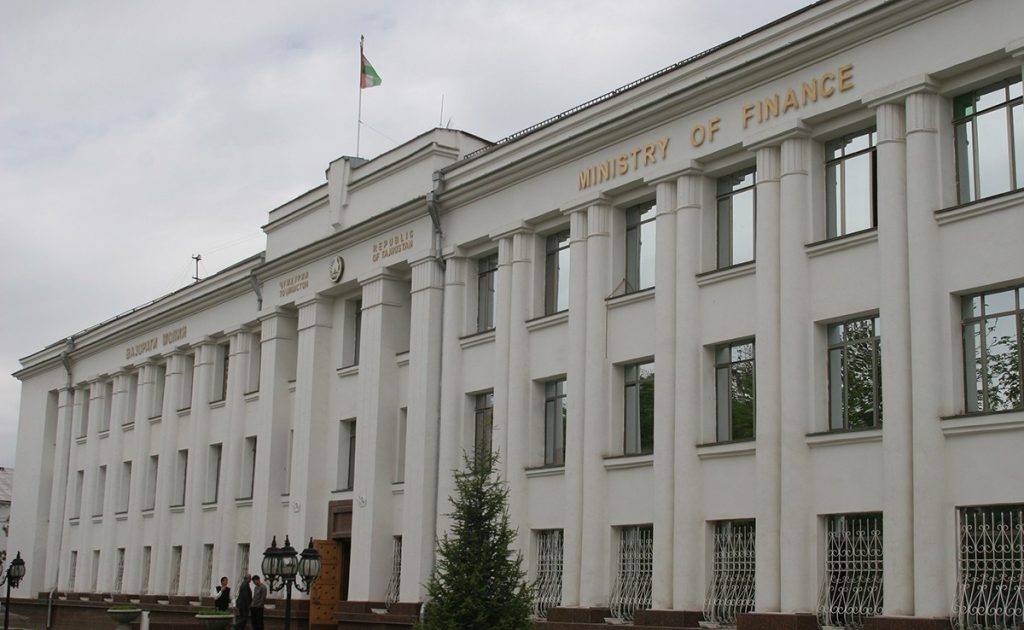 The building of the Ministry of Finance of the Republic of Tajikistan. Photo: Asia-Plus
