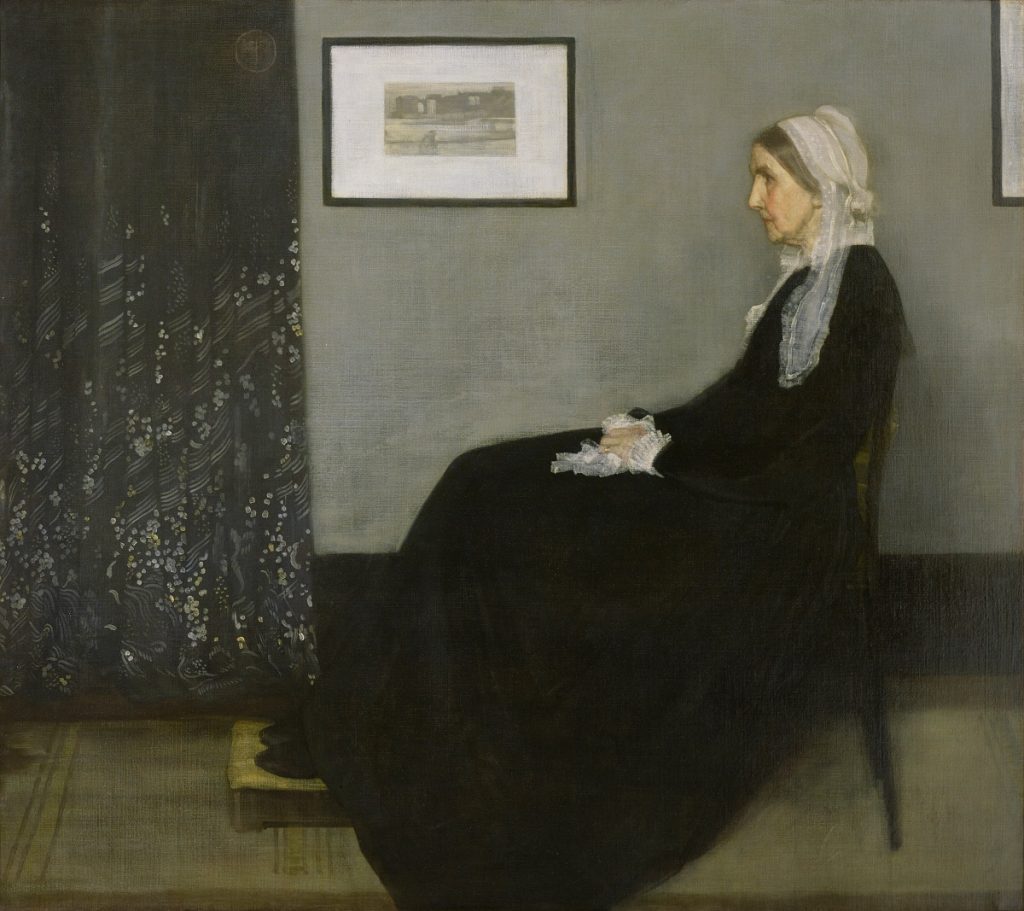 «Аранжировка в сером и чёрном, № 1: портрет матери» Джеймса Уистлера (1871)