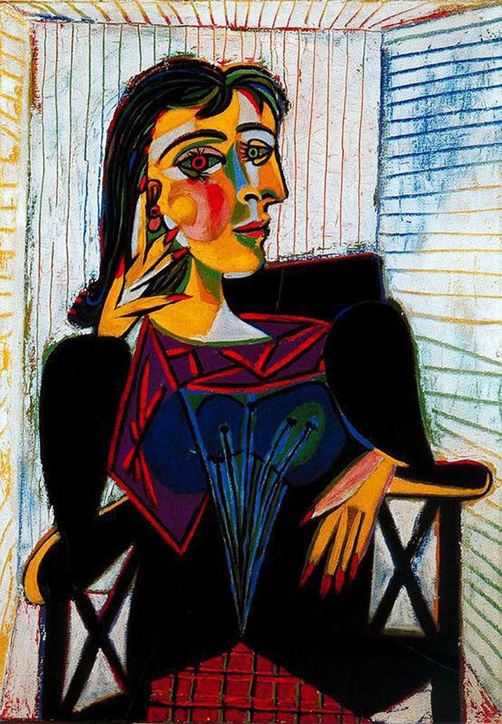«Портрет Доры Маар» Пабло Пикассо (1937).