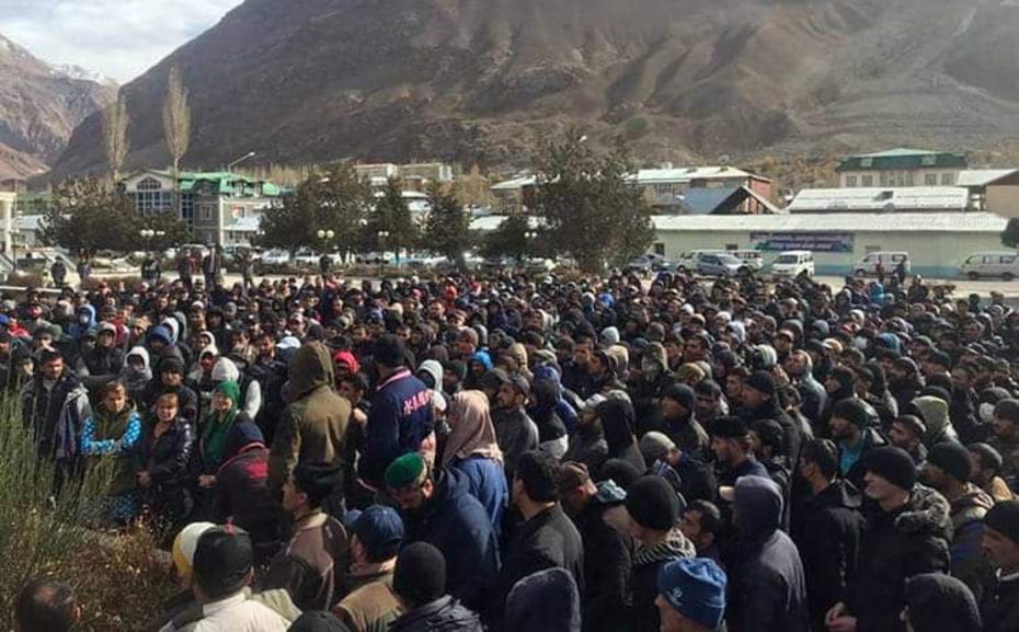 Стихийный митинг в Хороге, Таджикистан