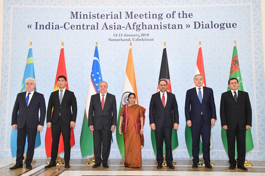 Meeting of the Foreign Ministers of Central Asia, India and Afghanistan in 2-19 in Tashkent. A photo. mfa.uz