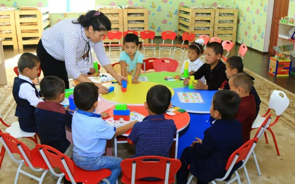 Kindergarten in Uzbekistan. Illustrative photo from the Internet