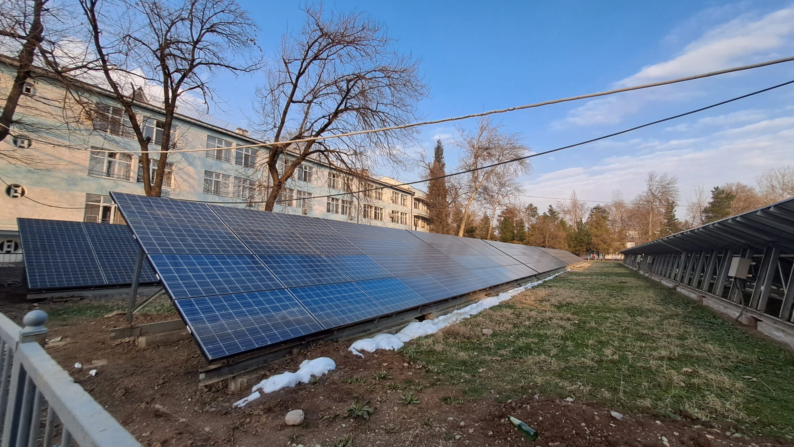 Solar panels in Dushanbe. Photo: CABAR.asia